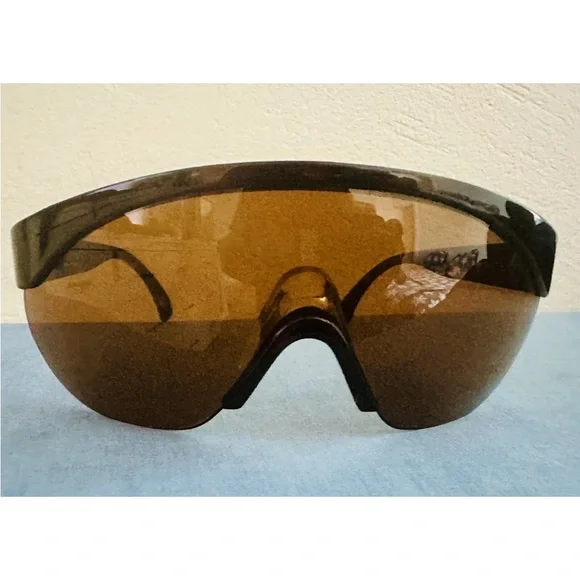 Versace | Accessories | Versace Brown Shield Sunglasses  display picture 1